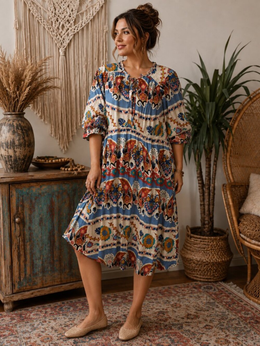 Umgee boho dress size 1x